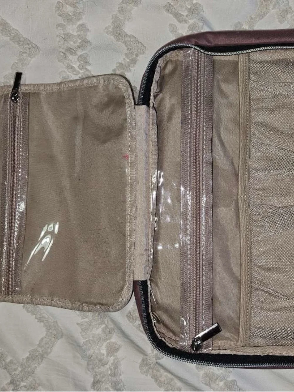 Travel Hanging Cosmetic Organizer Bag - Dusty Pink